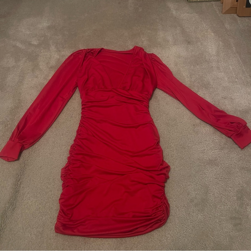 red dress